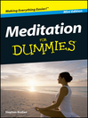 Meditation For Dummies<sup>®</sup> (eBook)